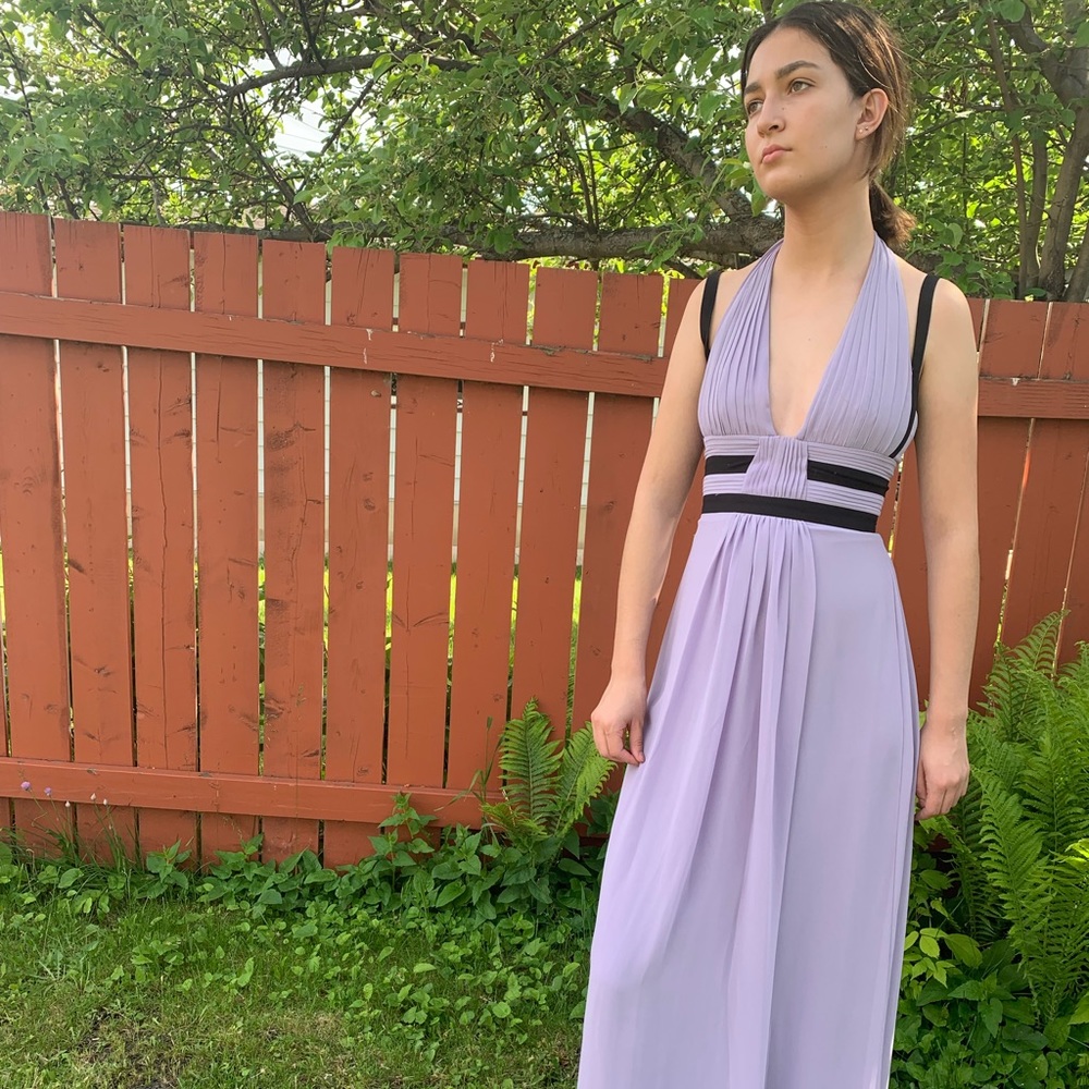 Lilac Halter Gown/Prom Dress